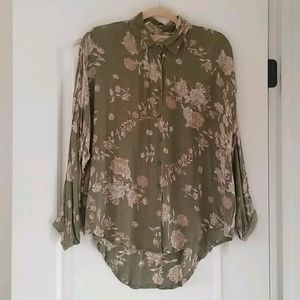 Jen's Pirate Booty Olive Blouse